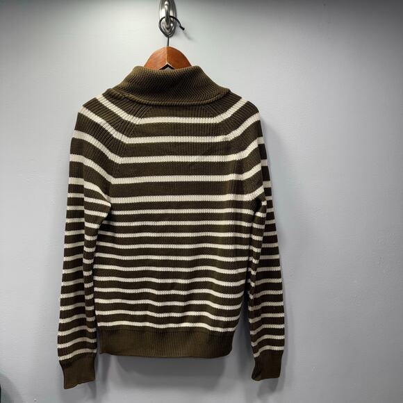 Women’s Chunky Sweater sz S Shawl Neck Oversized Cotton H&M H908 - Picture 2 of 8